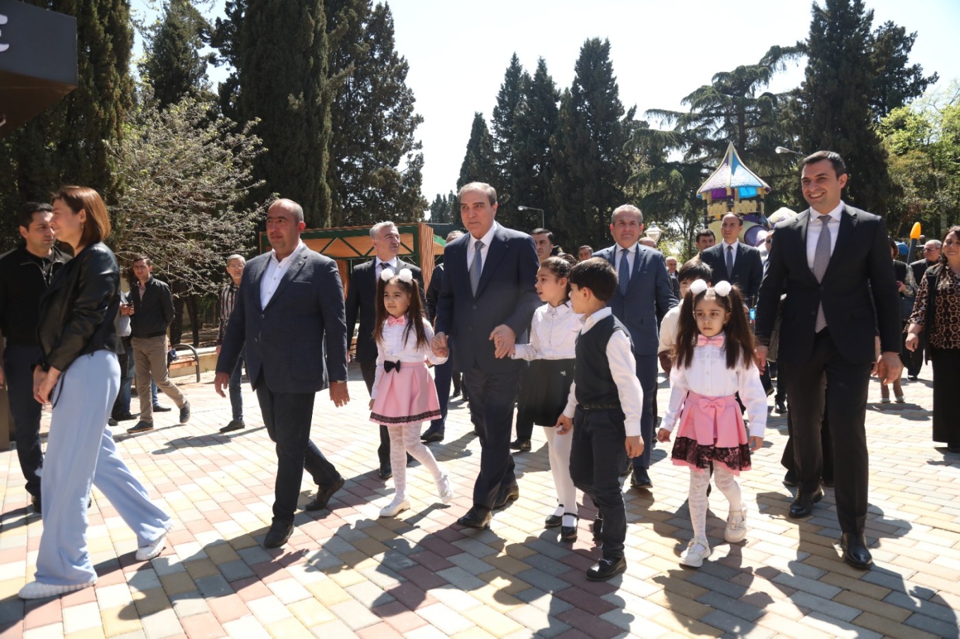 Gəncədə yeni parkın açılışı olub - FOTO