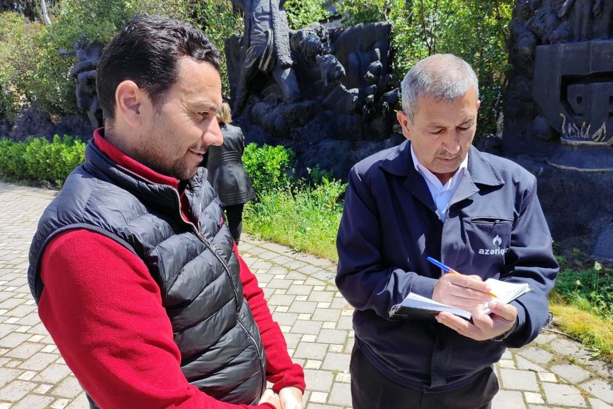 Qazax sakinləri “Azəriqaz”a müraciət etdi - FOTOLAR