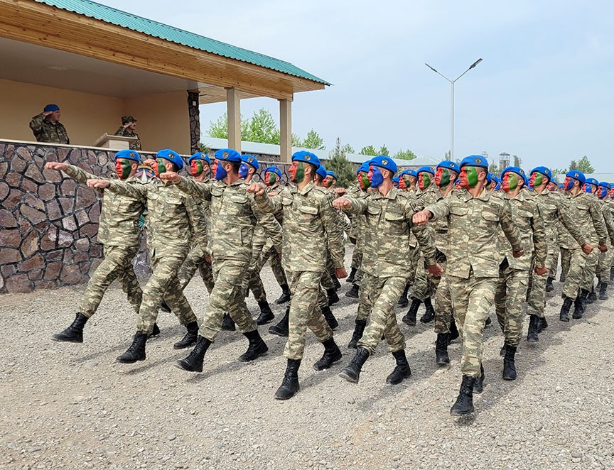Komando kursunun növbəti buraxılış mərasimi olub - FOTOLAR