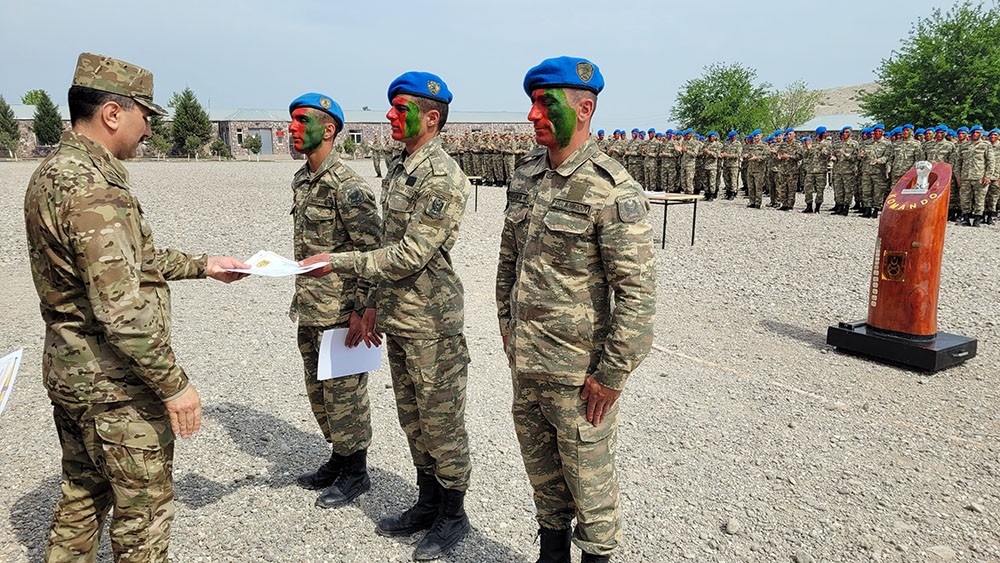 Komando kursunun növbəti buraxılış mərasimi olub - FOTOLAR