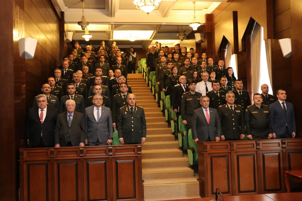 Hərbi Prokurorluqda Heydər Əliyevin 100 illik yubileyi ilə bağlı tədbir keçirildi - FOTOLAR