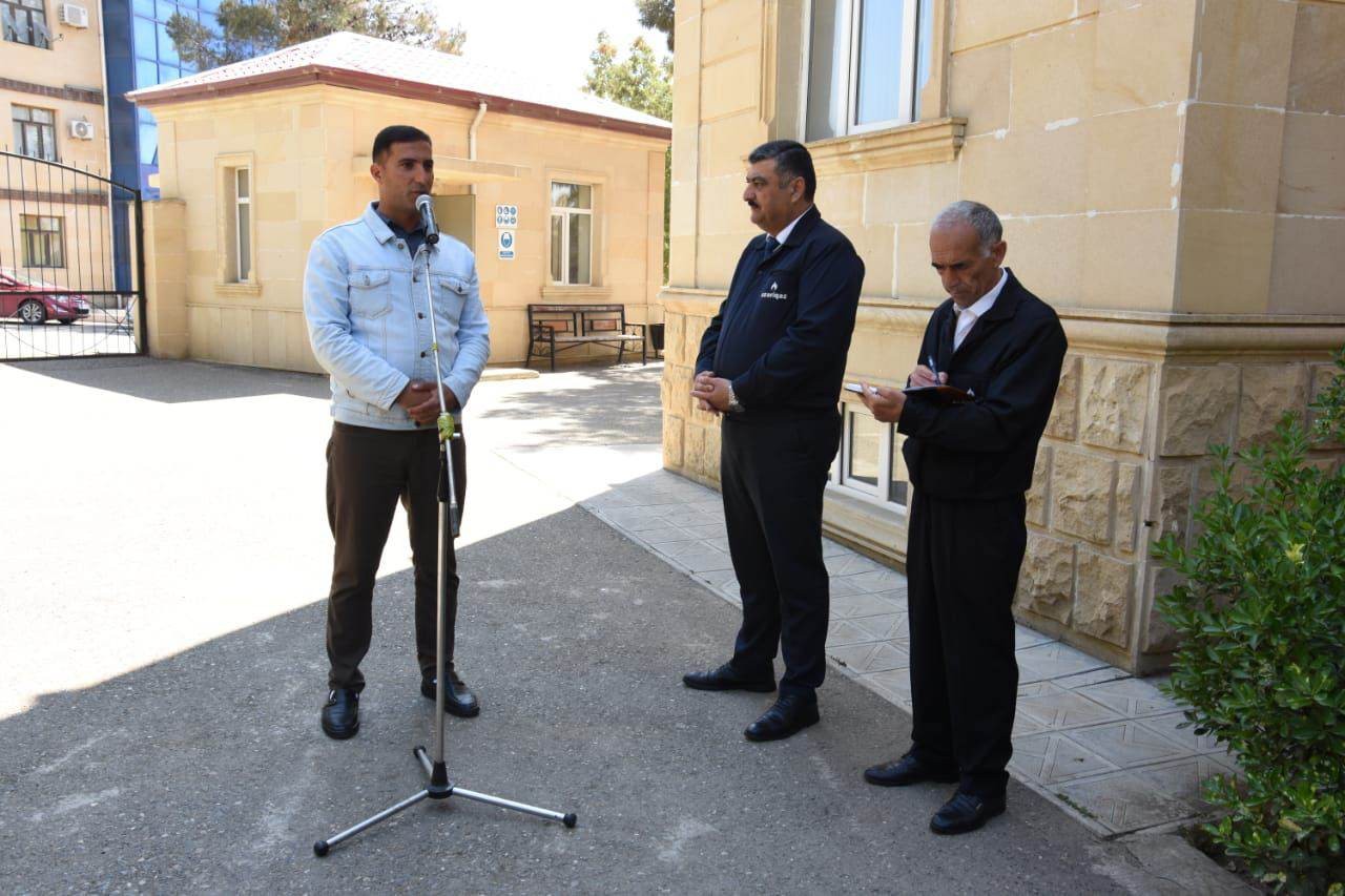 “Azəriqaz” İB-nin “Açıq mikrofon”u bu dəfə Naftalanda baş tutdu - FOTO