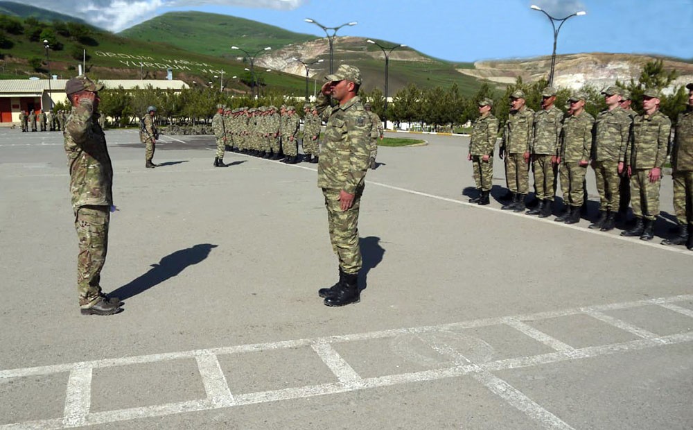 Hərbi vəzifəlilərin növbəti təlim toplanışı keçirilir - FOTOLAR