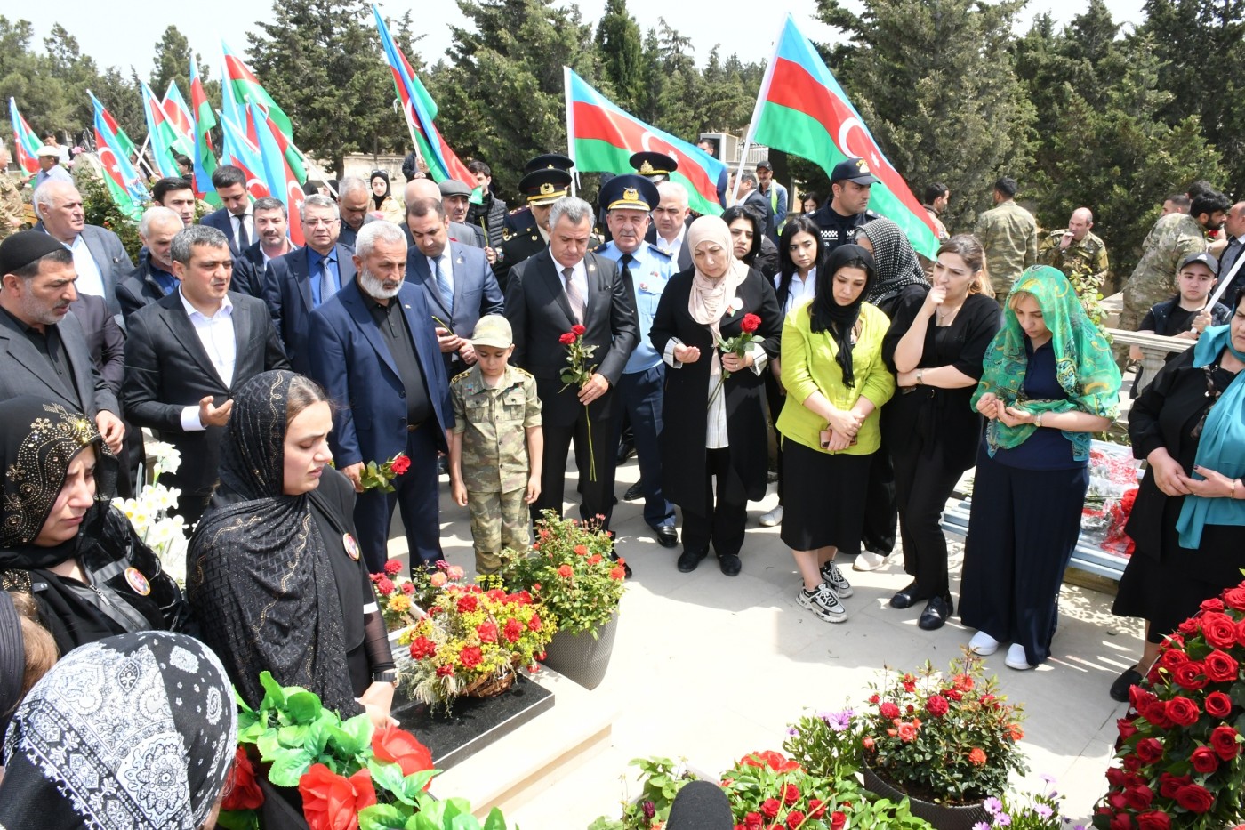 Abşeronda şəhid Vidadi Zalovun anım mərasimi keçirildi - FOTOLAR