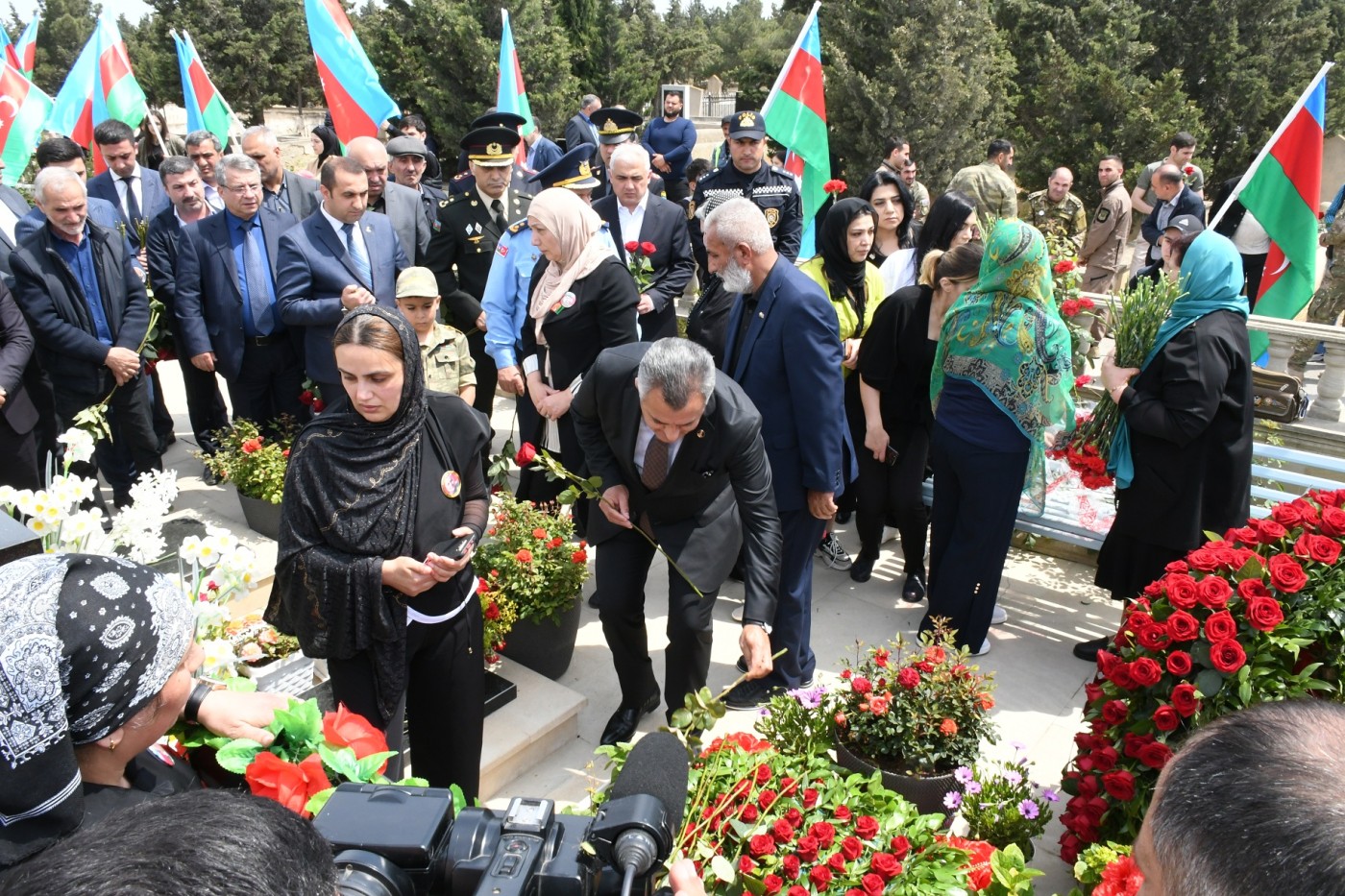 Abşeronda şəhid Vidadi Zalovun anım mərasimi keçirildi - FOTOLAR