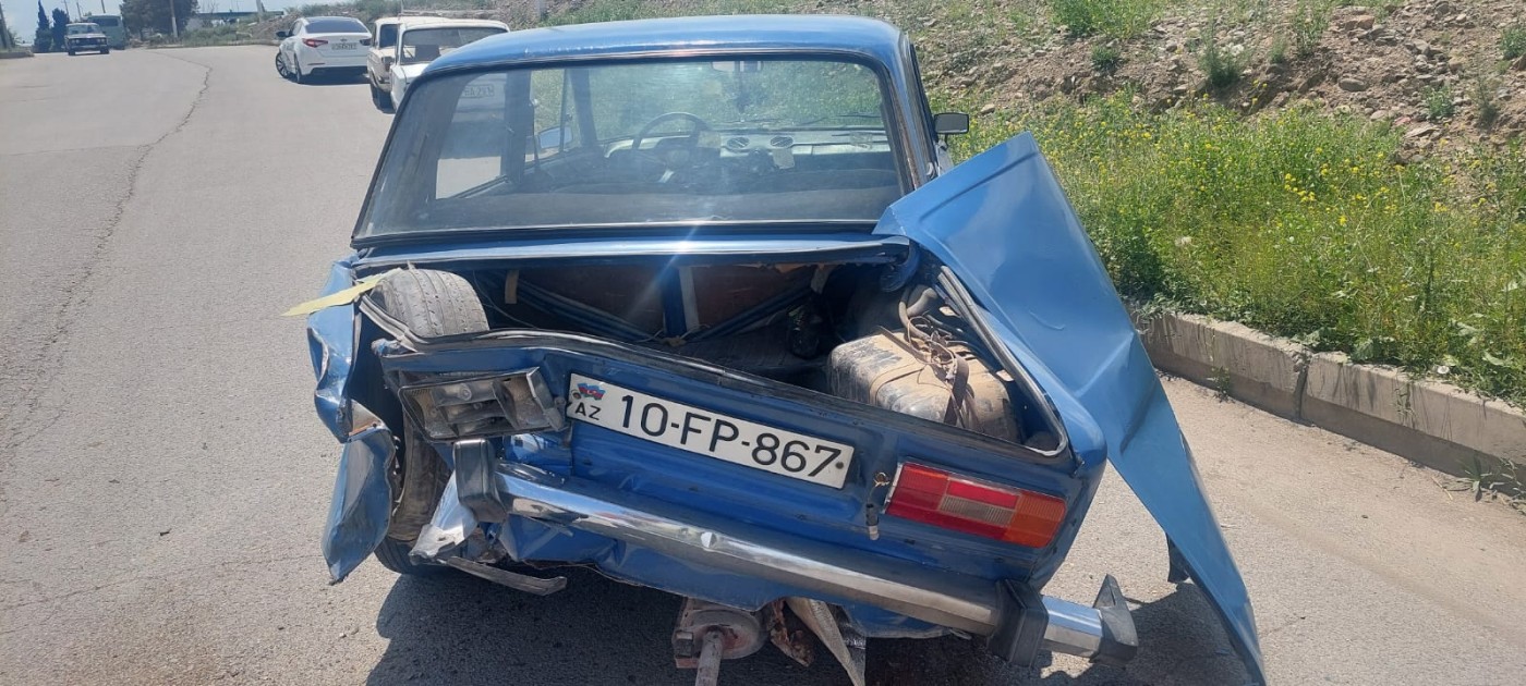 Gəncədə “Gelandewagen” qəzaya düşdü - FOTOLAR