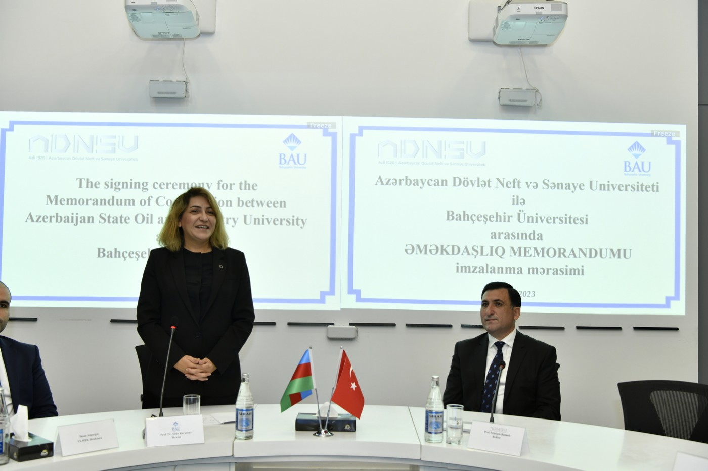 ADNSU ilə Bahçeşehir Universiteti arasında Memorandum imzalanıb - FOTO