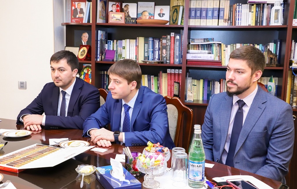 Şimali Qafqaz Federal Universitetinin rektoru ADU-da - FOTOLAR