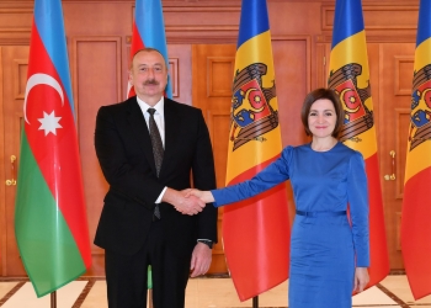 İlham Əliyev  Moldova Prezidenti iləgörüşdü - FOTO