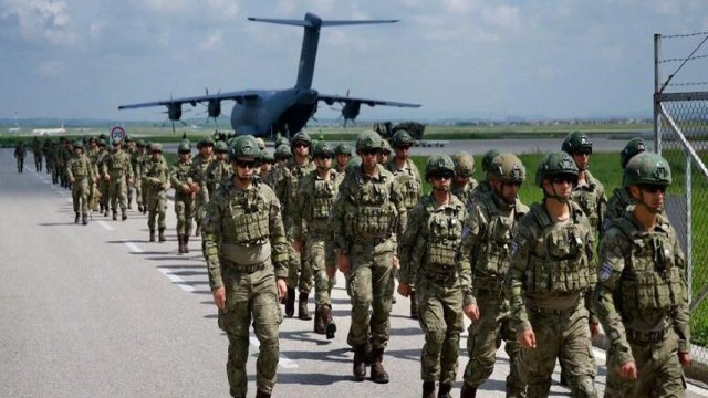 "500 türk hərbçisi Kosovaya gedib" -NATO
