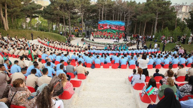 Xətaidə hərbi-vətənpərvərlik mövzusunda konsert keçirildi - FOTOLAR