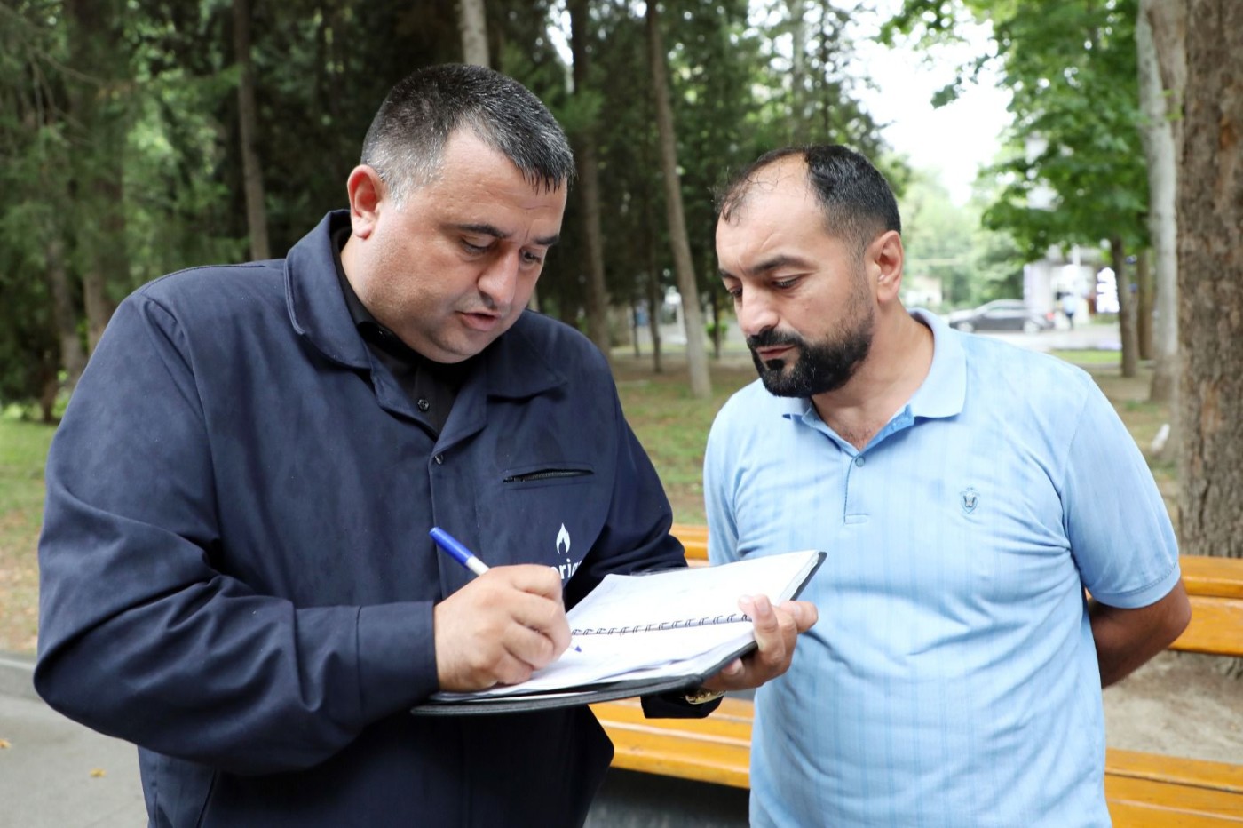 "Səyyar qəbul otağı" enerji şəhərinin sakinləri üçün quruldu - FOTO