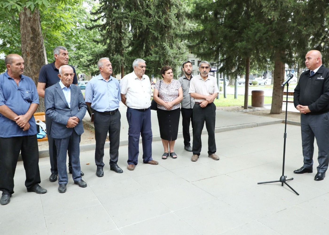 "Səyyar qəbul otağı" enerji şəhərinin sakinləri üçün quruldu - FOTO