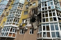 Rusiyada yaşayış binasına PUA düşdü -VİDEO