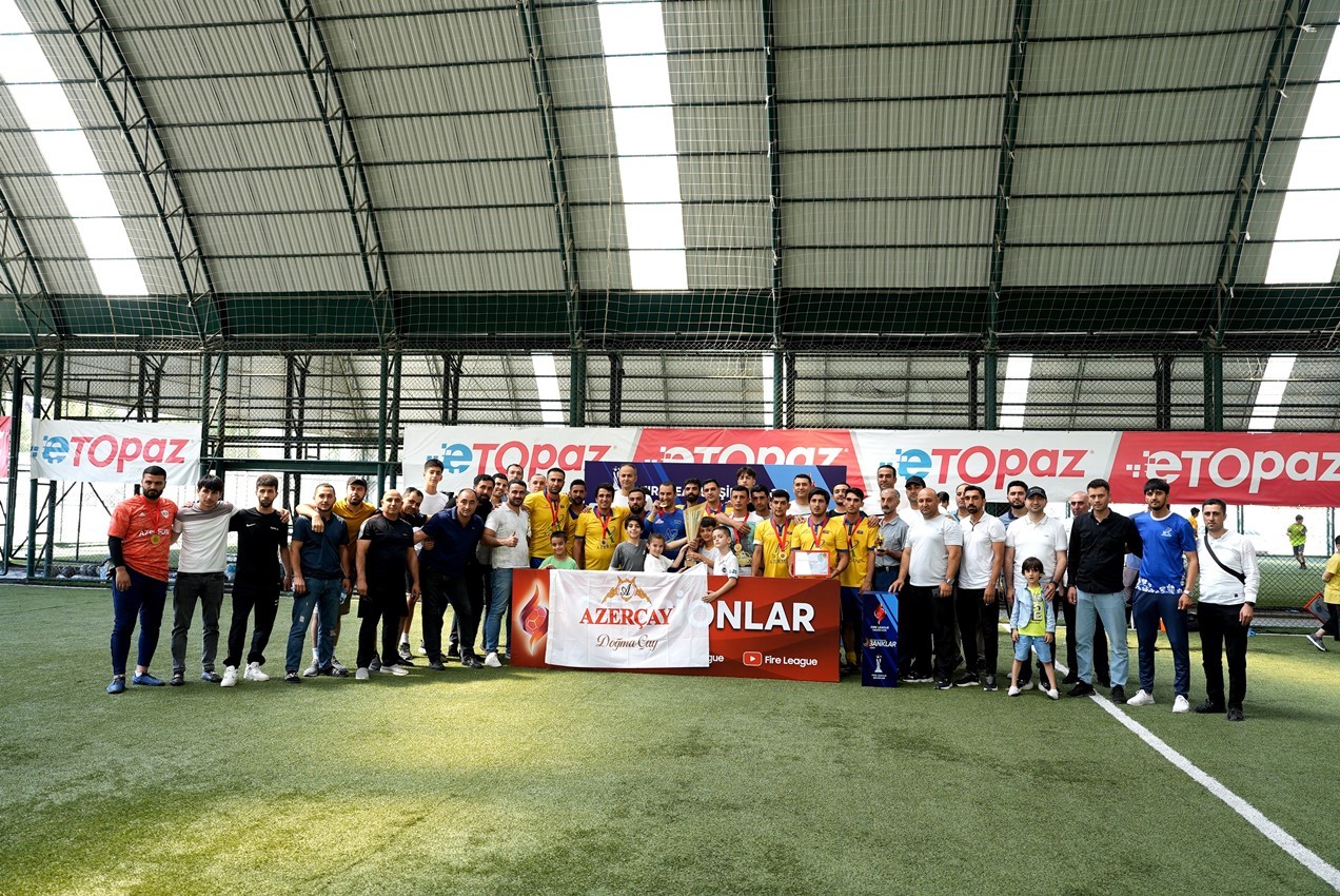 “Azerçay”ın dəstəklədiyi “Azərsun” komandası mini futbol turnirinin qalibi oldu - FOTOLAR