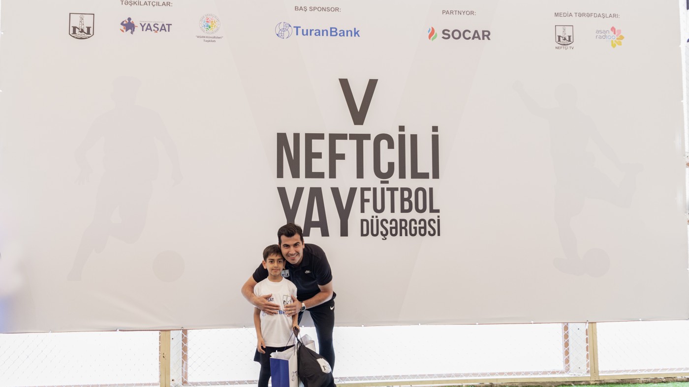 "TuranBank"ın dəstək olduğu “V Neftçili Yay Futbol Düşərgəsi”nə start verildi - FOTOLAR