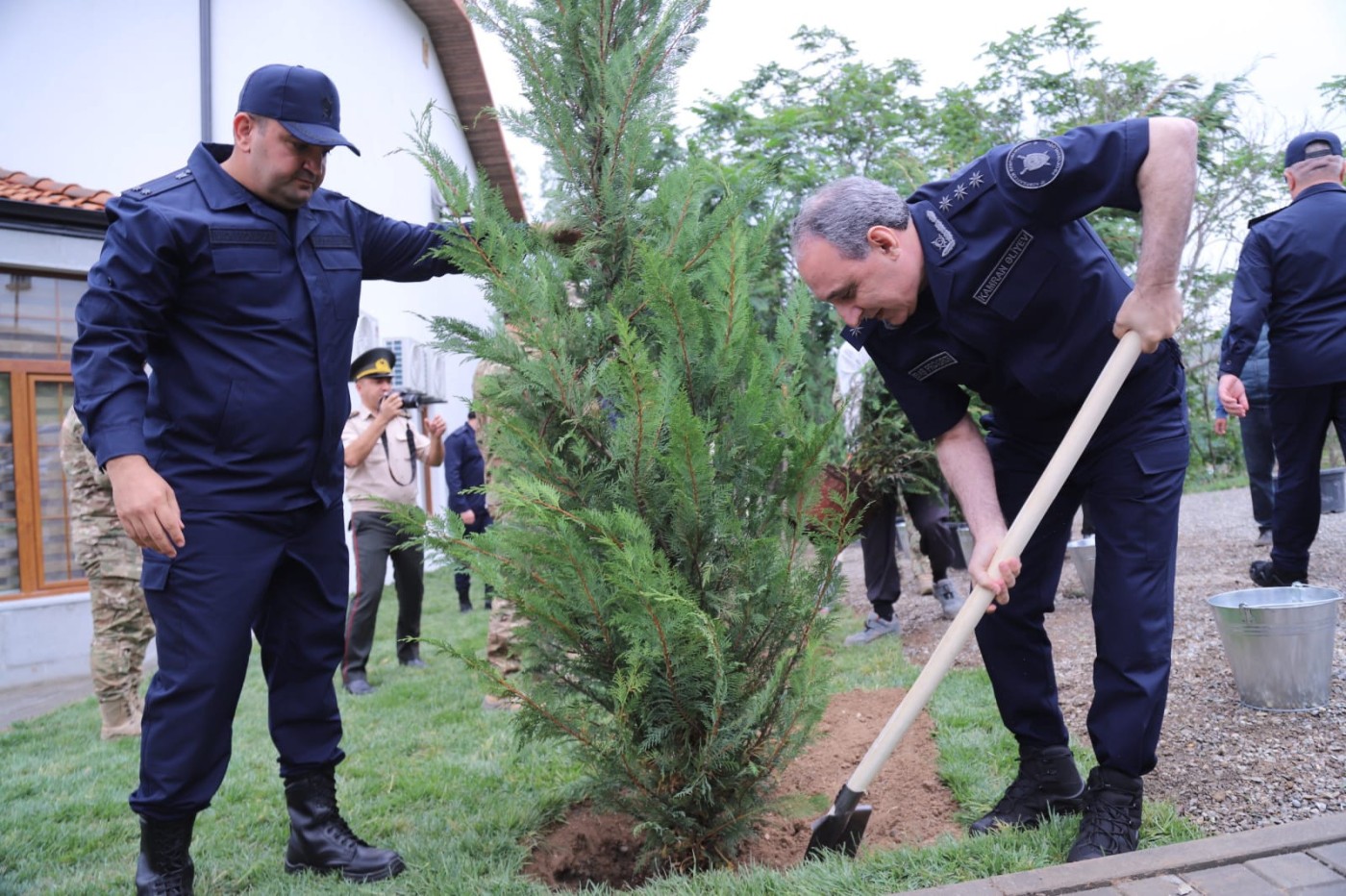 Kamran Əliyev Laçındakı prokurorluğun binasının açılışında - FOTOLAR