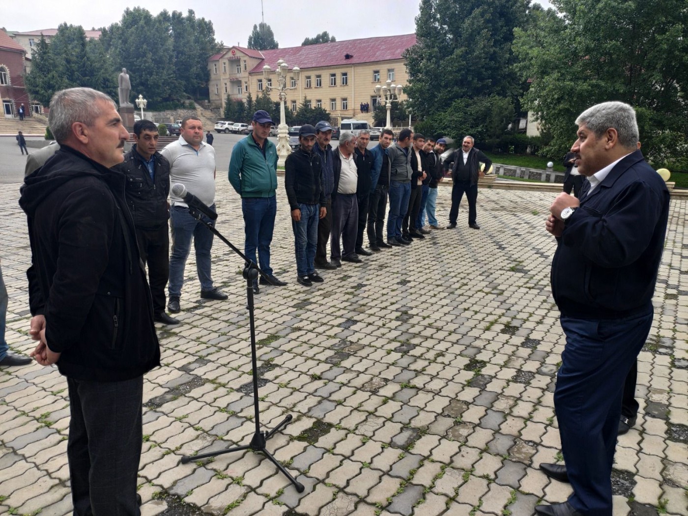 Həftənin sonuncu “Açıq mikrofon” aksiyası Daşkəsəndə keçirildi - FOTOLAR