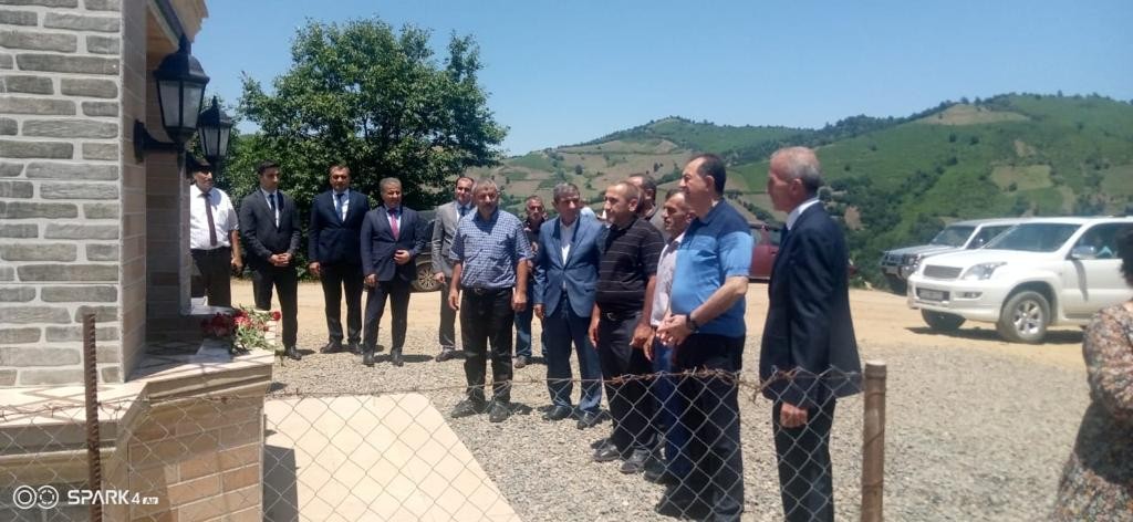 Taleh Qaraşov şəhidin övladının xeyir məclisində iştirak edib - FOTOLAR