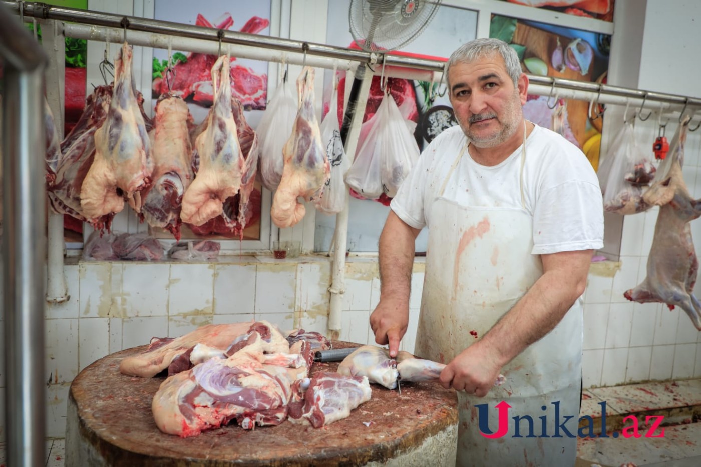 Bakı sakinləri qurban kəsir - FOTOLAR