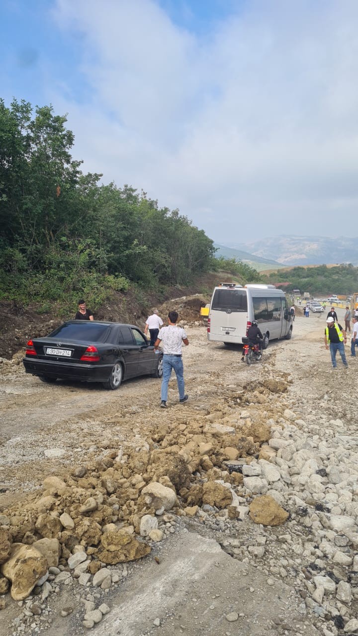 Muğanlı-İsmayıllı yolunda hərəkət bərpa edildi - FOTO