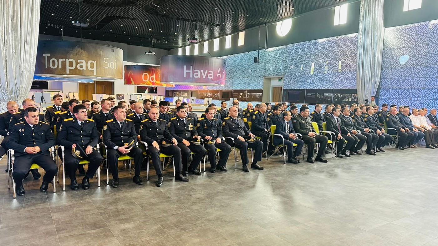 Qaxda polislərin peşə bayramı münasibətilə tədbir keçirildi - FOTOLAR