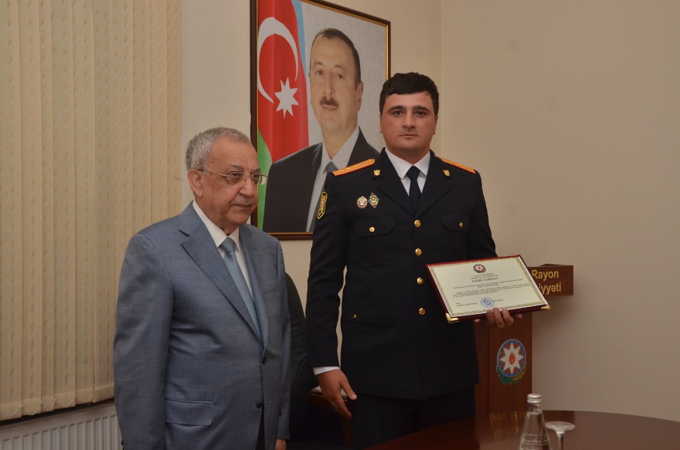 Qubadlı icra hakimiyyətində Polis Günü ilə bağlı tədbir keçirildi - FOTOLAR