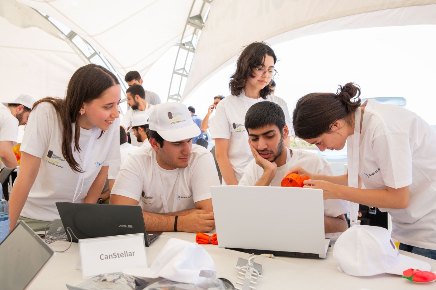 “CanSat Azərbaycan 2023” tələbə model peyk müsabiqəsinin final mərhələsi keçirilib - FOTOLAR