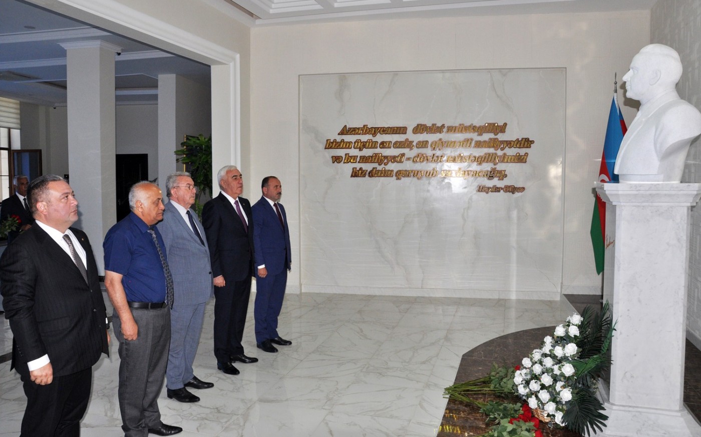 Pirallahı rayonunda Heydər Əliyevlə bağlı tədbir keçirildi - FOTOLAR