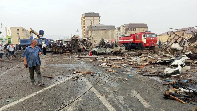 Mahaçqaladakı partlayışa görə bir nəfər saxlanıldı