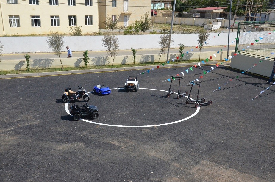 Qızıldaş qəsəbəsində yeni istirahət parkının açılışı oldu - FOTOLAR