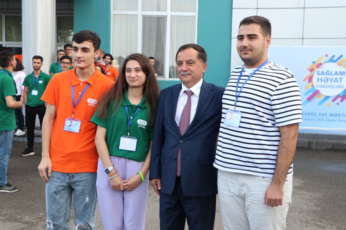 Qazaxda ASAPES Yay Məktəbinin iştirakçıları ilə görüş oldu - FOTOLAR