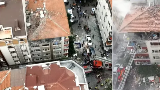 Türkiyədə binada partlayış:2 ölü, çox sayda yaralı