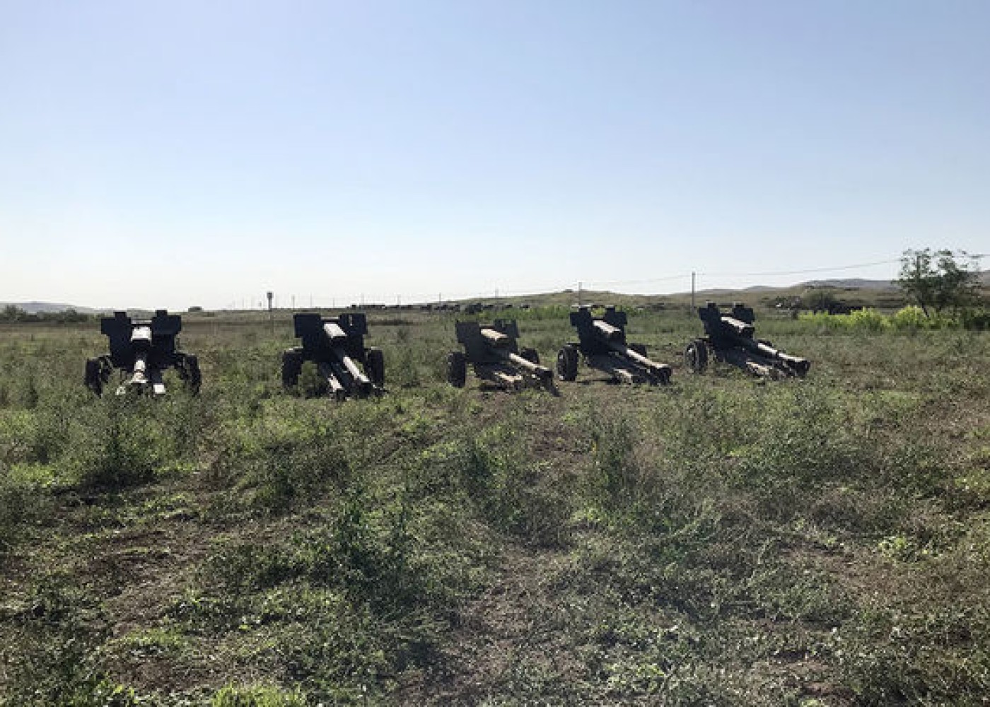 Ordumuz Xocavənddə artilleriya qurğuları müsadirə edib -VİDEO