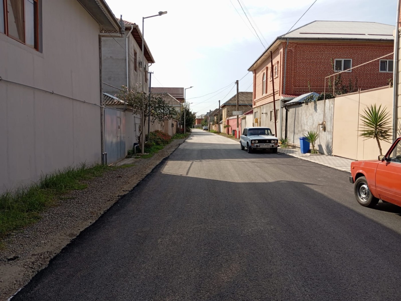 Lənkəran şəhərinin daha 5 küçəsinə asfalt örtüyü döşənib - FOTOLAR