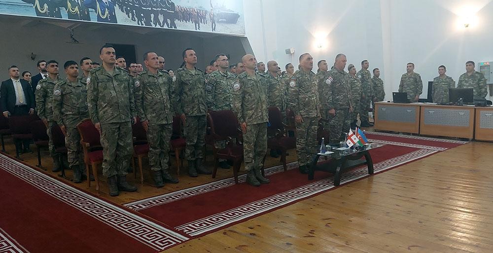 Bakıda Azərbaycan, Türkiyə və Gürcüstan hərbçilərinin qərargah təlimi keçirilir - FOTOLAR