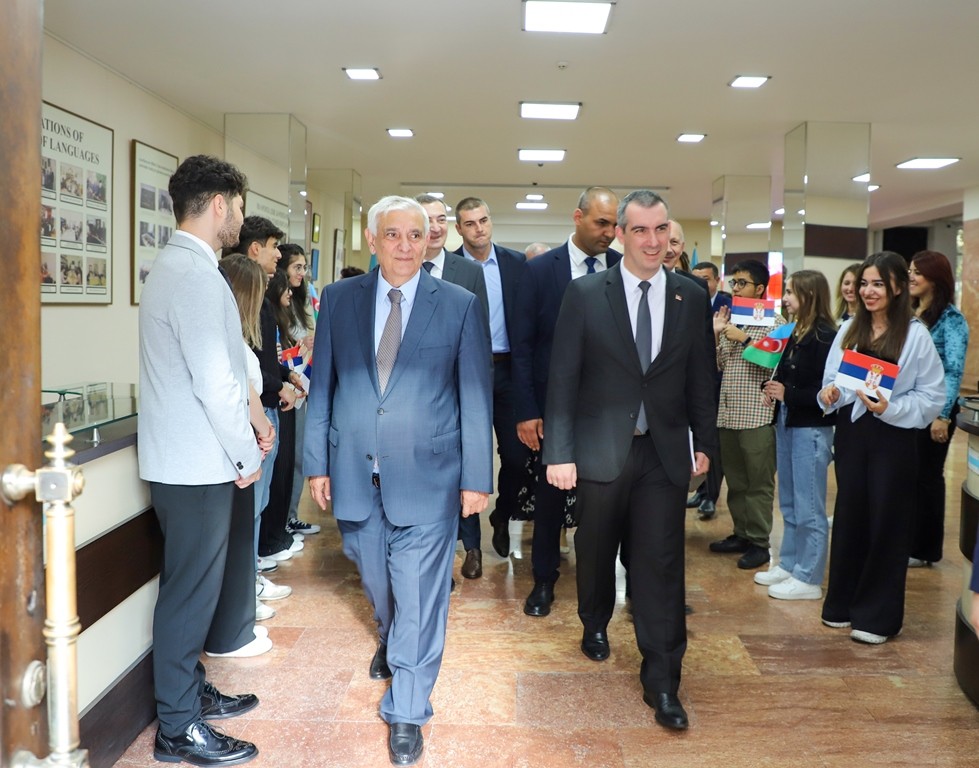Kamal Abdulla Serbiya Milli Assambleyasının sədri ilə görüşdü - FOTOLAR