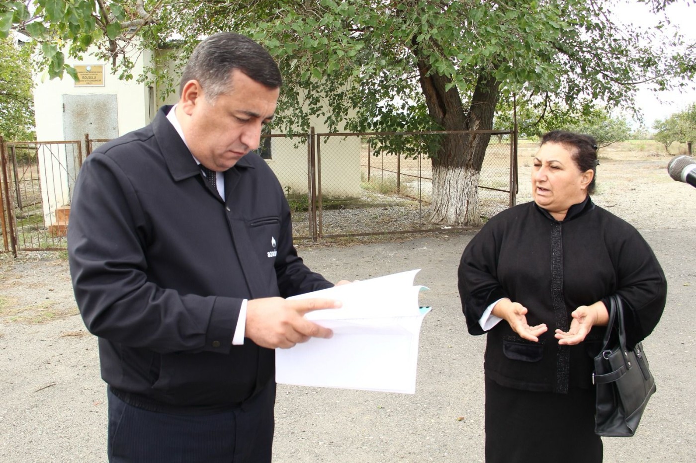 "Açıq mikrofon" Goranboy rayonunun Boluslu kəndində quruldu - FOTOLAR