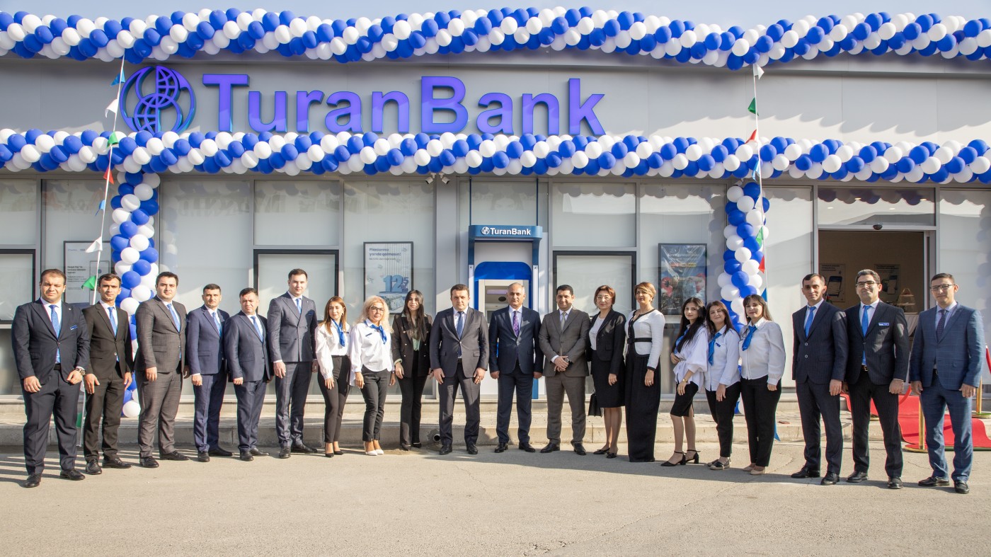 "TuranBank" yeni Qaradağ filialı ilə Binə Ticarət Mərkəzində - FOTOLAR
