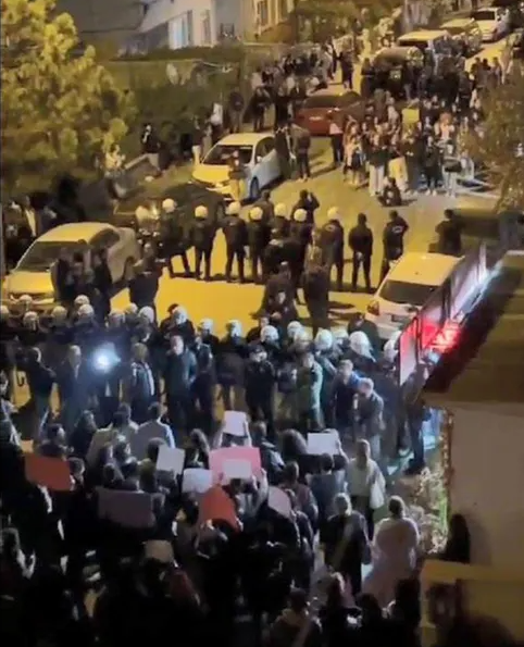Türkiyədə tələblərlə polis arasında qarşıdurma yaşandı - FOTOLAR