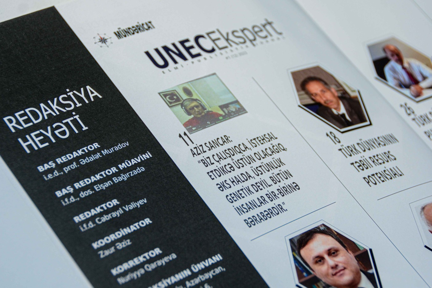“UNEC Ekspert” jurnalının yeni sayı: Türk Dünyası dövlətlərinin iqtisadi potensialı (FOTOLAR)