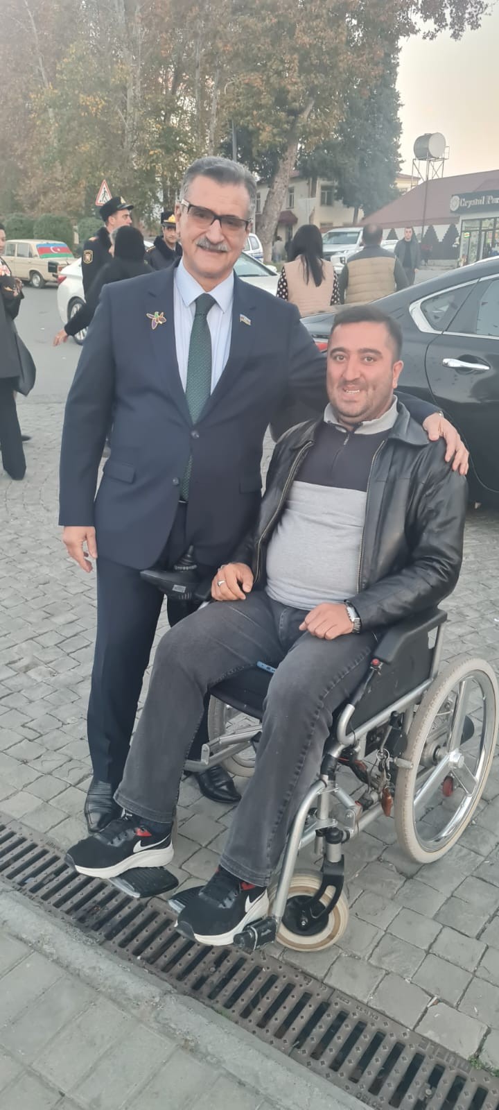 Novruz Aslanov Zəfər bayramında iştirak etdi - FOTOLAR
