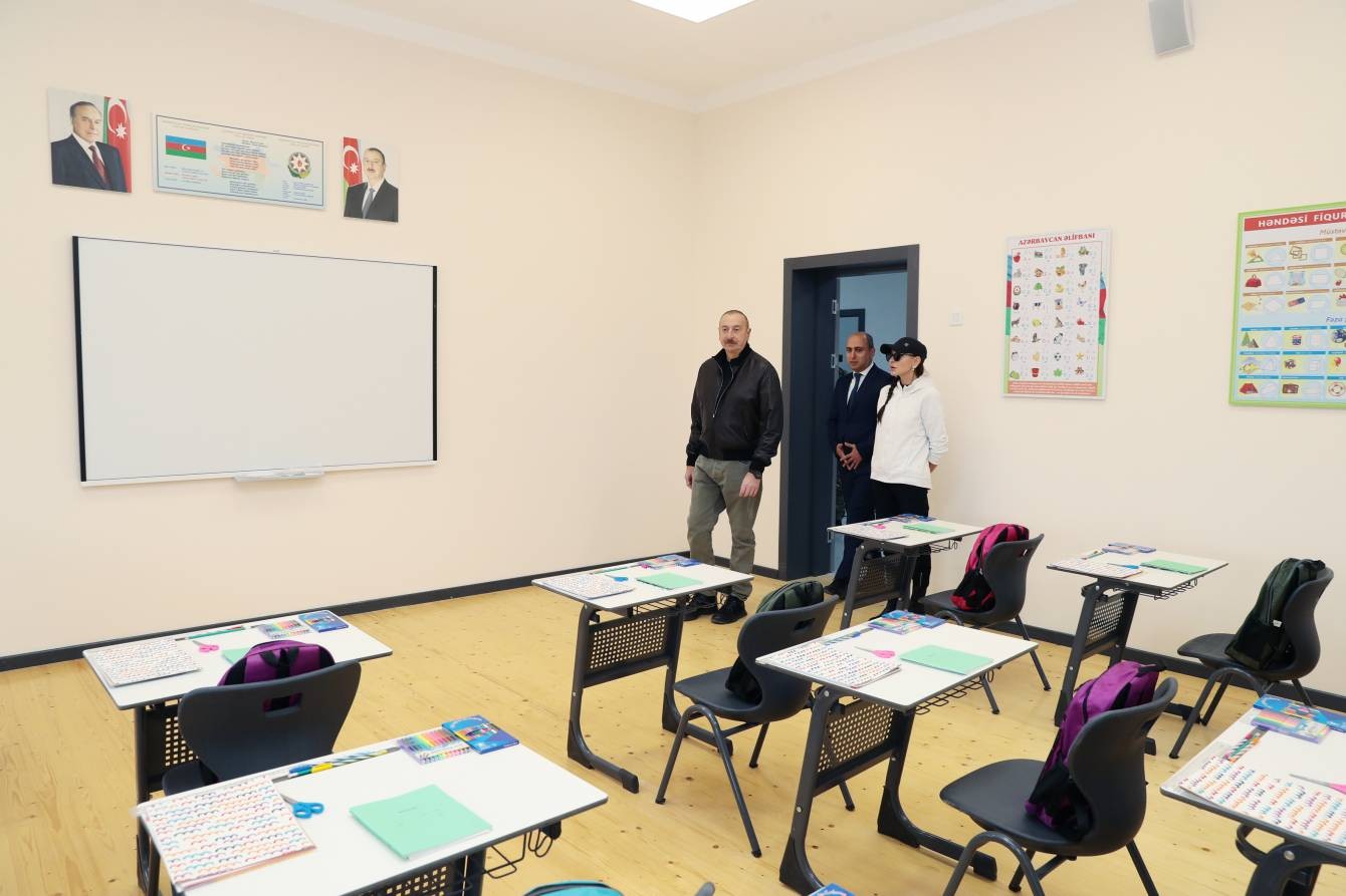 Şuşa şəhəri 1 nömrəli tam orta məktəbin açılışı oldu - FOTOLAR  (YENİLƏNİB)