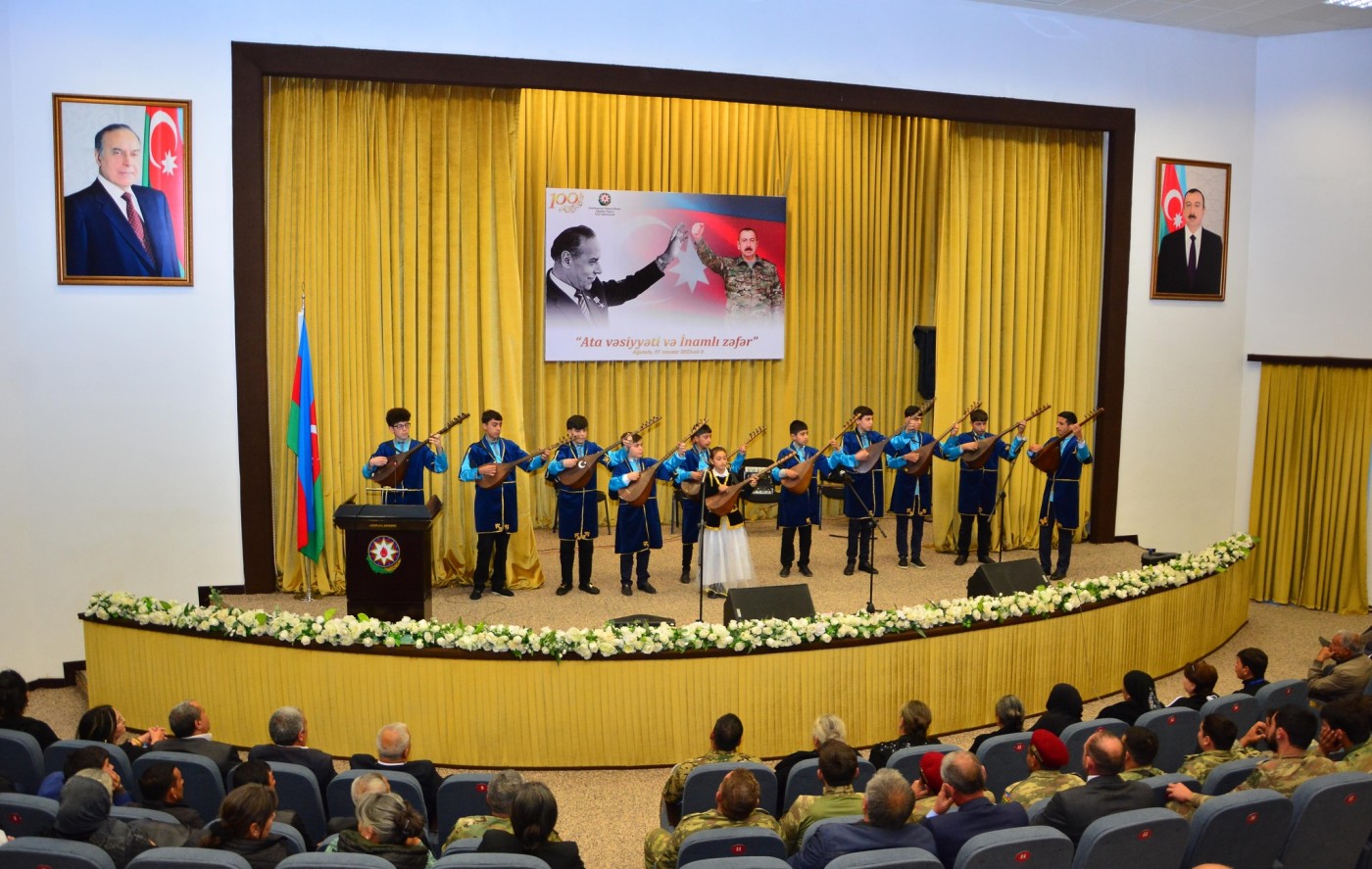Ağstafada Zəfər Gününə həsr olunmuş tədbir keçirildi - FOTOLAR