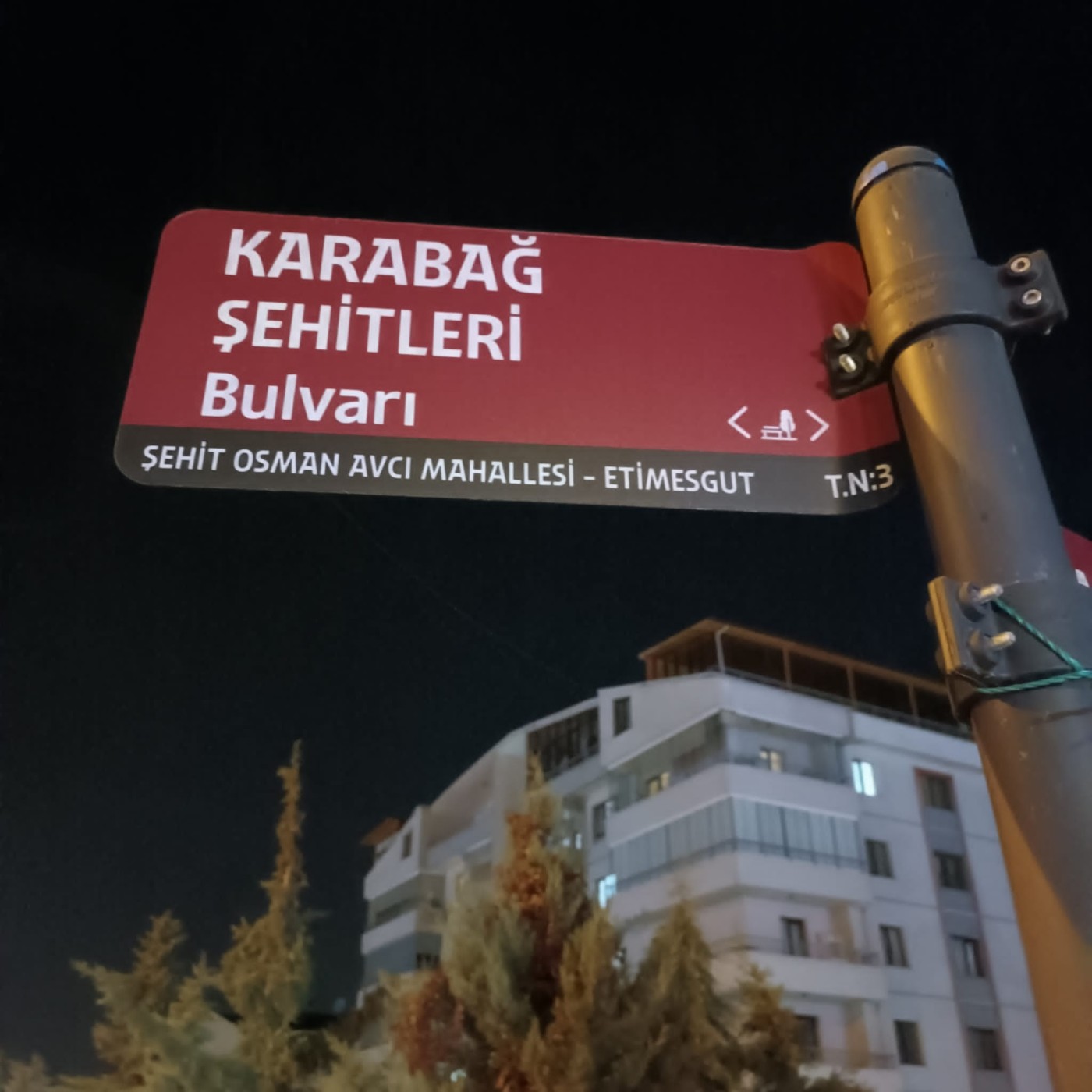 Ankarada "Qarabağ Şəhidləri" küçəsi - FOTO