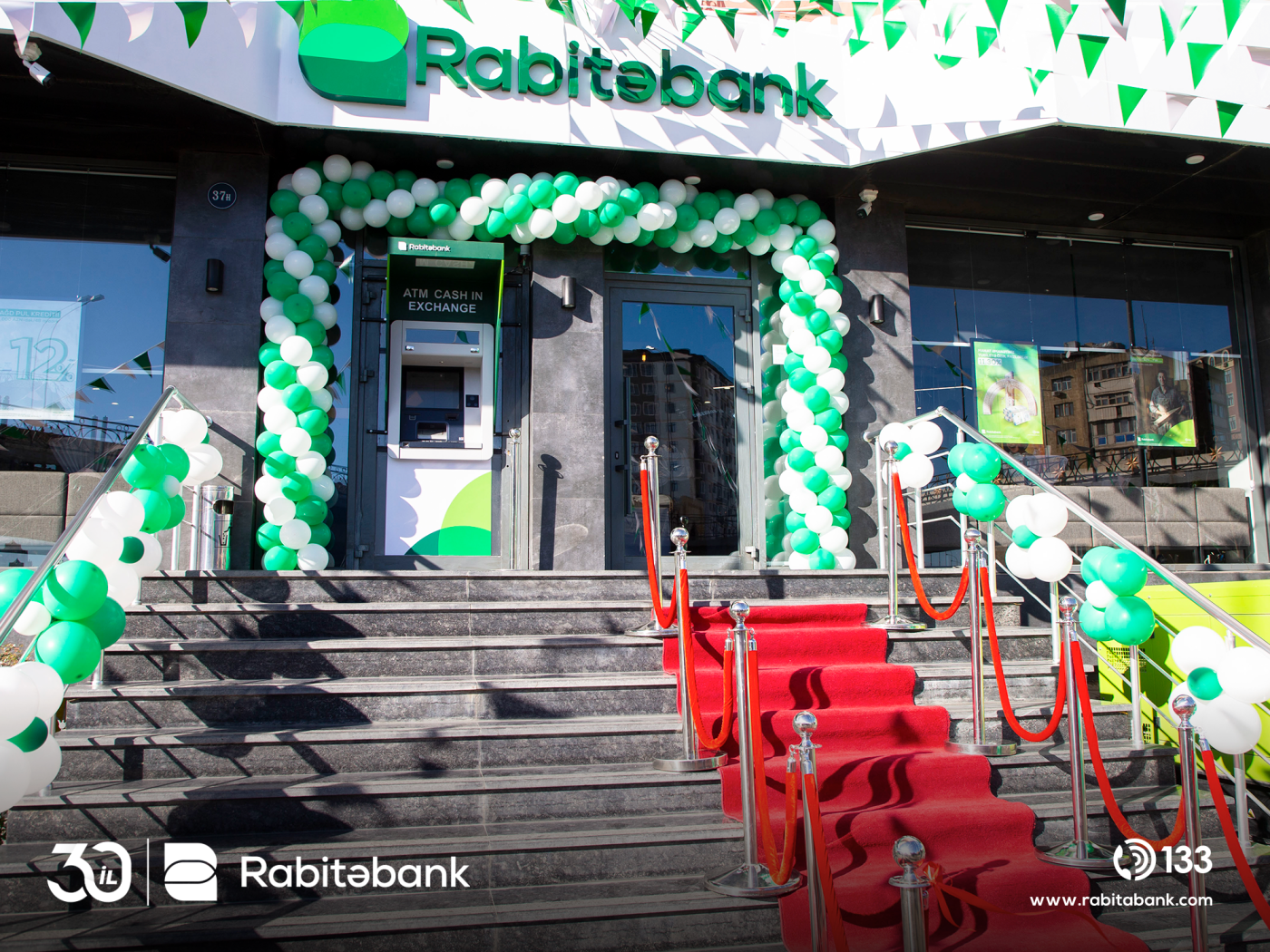 Rabitəbank yenilənmiş müasir konseptli Səbail filialının açılışını etdi - FOTOLAR