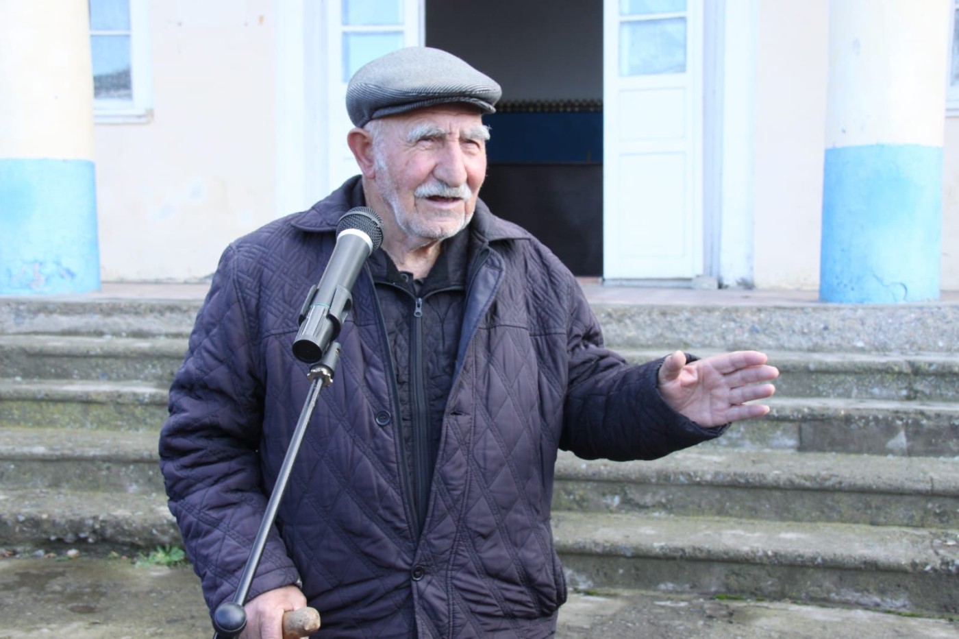 “Açıq mikrofon” aksiyası Quşçu kəndində keçirildi - FOTOLAR