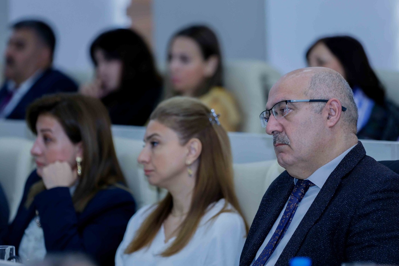 UNEC-də Ulu Öndərin neft strategiyasına həsr olunan tədbir keçirilib - FOTOLAR
