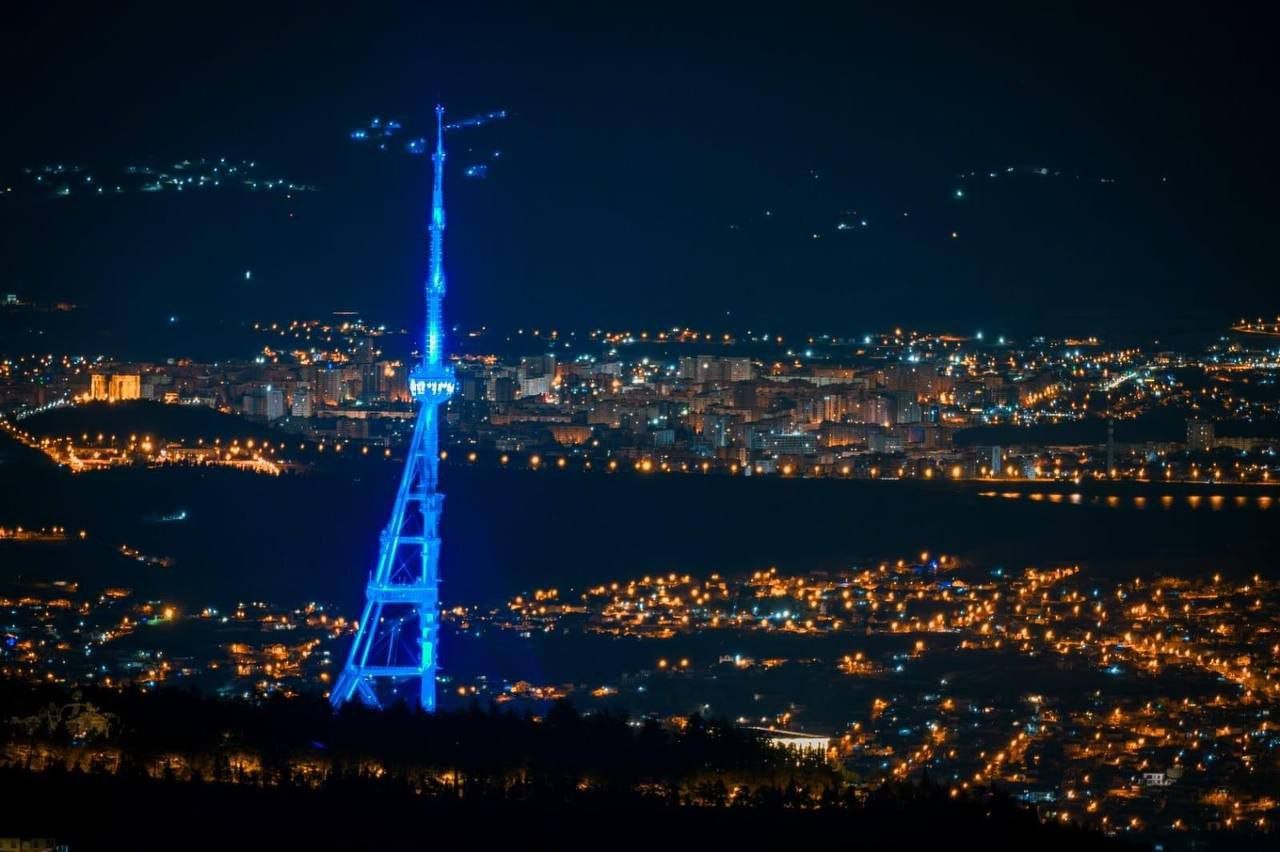 Gürcüstana namizədlik veriləndən sonra Tbilisi - FOTO