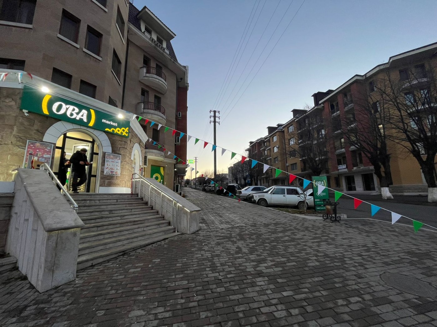 Xankəndi şəhərində ilk market "OBA" oldu - FOTOLAR